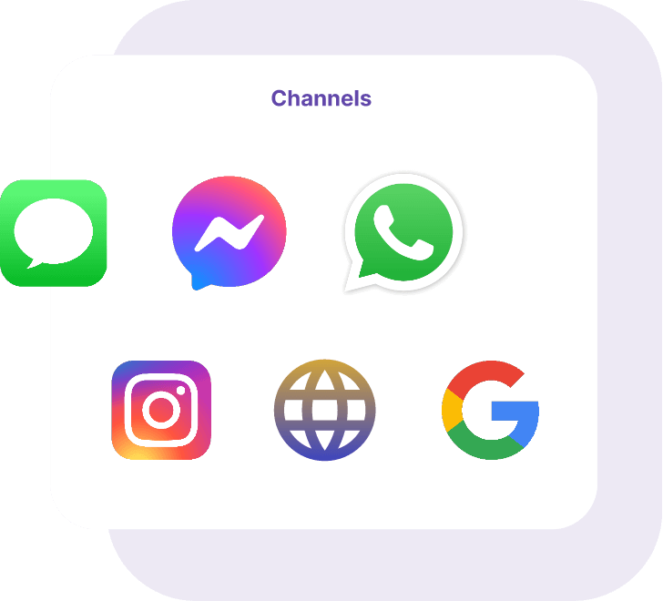 collage of various social media icons